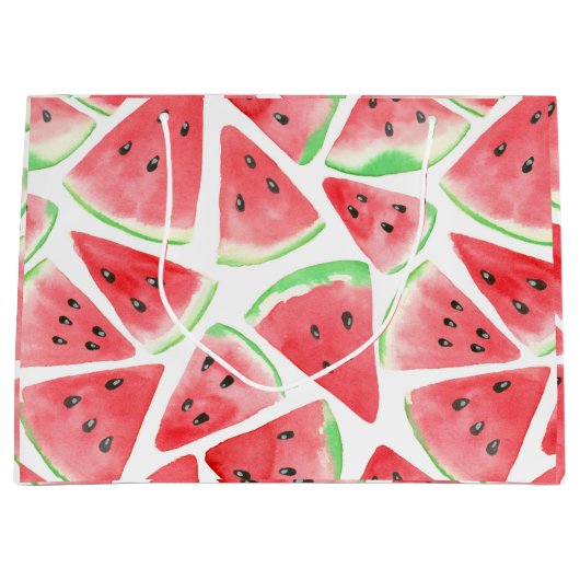 Watermeloenpatroon Large Cadeautasje (Voorkant)