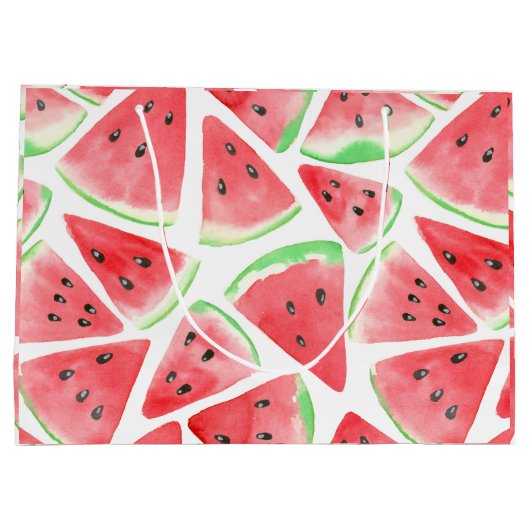 Watermeloenpatroon Large Cadeautasje (Achterkant)