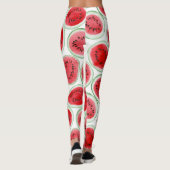 Watermeloenpatroon Leggings (Achterkant)