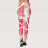 Watermeloenpatroon Leggings (Achterkant)