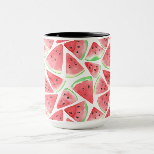 Watermeloenpatroon Mok (Midden)