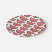  watermeloenpatroon papieren bordje (Gekanteld)