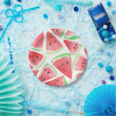 Watermeloenpatroon Papieren Bordje (Feest)