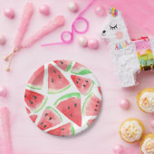 Watermeloenpatroon Papieren Bordje (Feest)