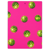 watermeloenpatroon roze klembord (Achterkant)