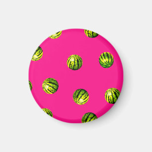 watermeloenpatroon roze magneet