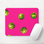 watermeloenpatroon roze muismat (Met muis)