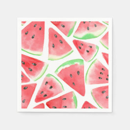Watermeloenpatroon Servet