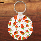 Watermeloenpatroon Sleutelhanger (Voorkant)