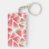 Watermeloenpatroon Sleutelhanger (achterkant)