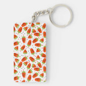 Watermeloenpatroon Sleutelhanger (achterkant)