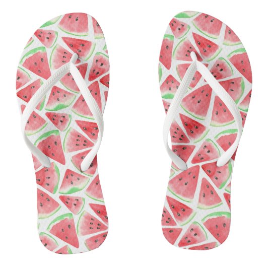 Watermeloenpatroon Teenslippers (Voetbed)