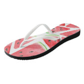 Watermeloenpatroon Teenslippers (Schuin)