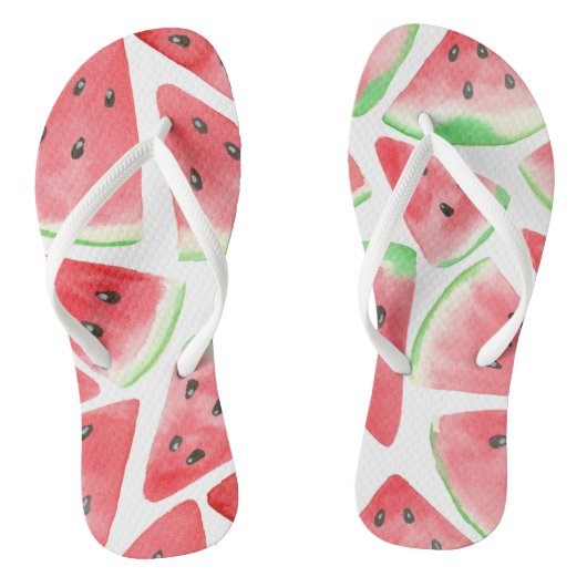 Watermeloenpatroon Teenslippers (Voetbed)