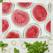 Watermeloenpatroon Theedoek (Gevouwen)