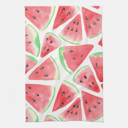 Watermeloenpatroon Theedoek (Verticaal)