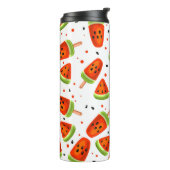Watermeloenpatroon Thermosbeker (Gedraaid links)
