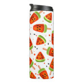 Watermeloenpatroon Thermosbeker (Geroteerd rechts)