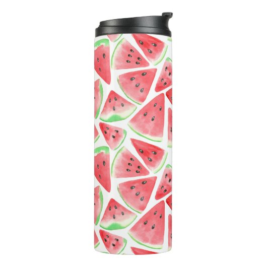 Watermeloenpatroon Thermosbeker (Gedraaid links)