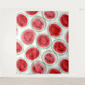 Watermeloenpatroon Wandkleed (Voorkant)