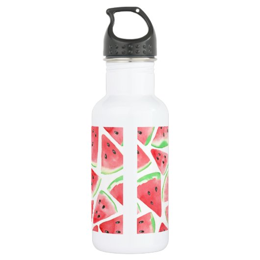 Watermeloenpatroon Waterfles (Achterkant)