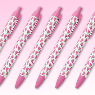 Watermeloenpatroon Zwarte Inkt Pen