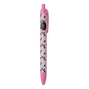 Watermeloenpitten Fruit Roze Paars Nep Glitters   Zwarte Inkt Pen
