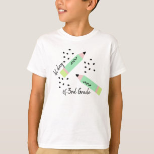 Watermeloenpitten Terug naar school kinderen graad T-shirt