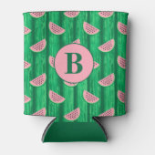 Watermeloenplakjes Monogram Blikjeskoeler (Voorkant)