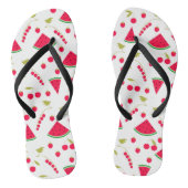 Watermeloenplakken Teenslippers (Voetbed)