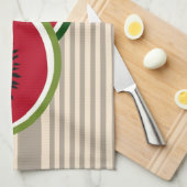 Watermeloenplakken Theedoek (Quarter Fold)