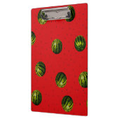 watermeloenrood en zaden klembord (Links)