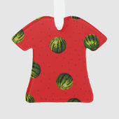 watermeloenrood en zaden ornament (achterkant)