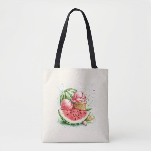 watermeloensap tote bag (Voorkant)