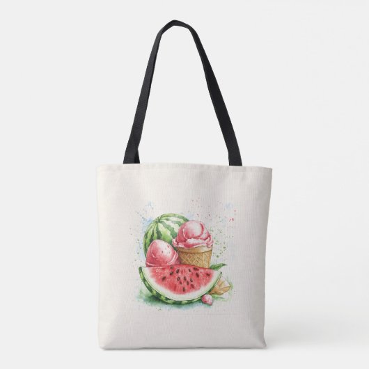 watermeloensap tote bag (Achterkant)