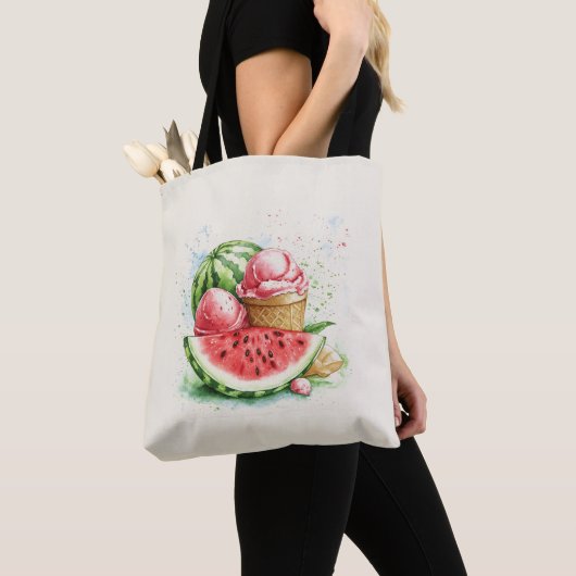 watermeloensap tote bag (Dichtbij)