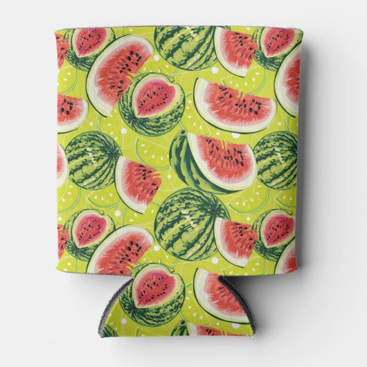 Watermeloensatroon 2 blikjeskoeler (Voorkant)