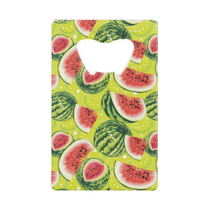 Watermeloensatroon 2 creditkaart flessenopener