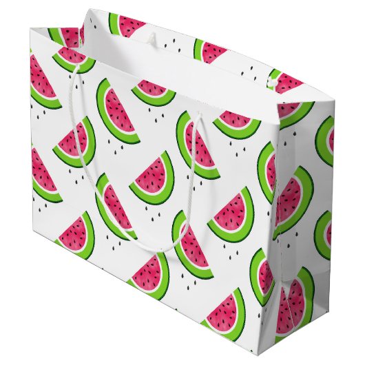 Watermeloensatroon 2 groot cadeauzakje (Achterkant Gekanteld)