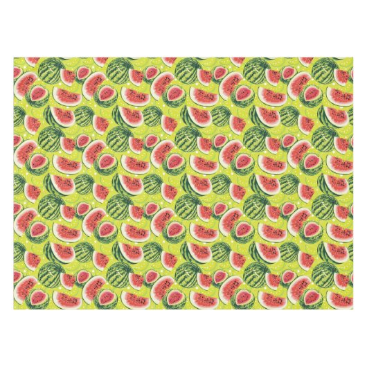 Watermeloensatroon 2 tafelkleed (Voorkant (Horizontaal))