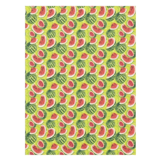 Watermeloensatroon 2 tafelkleed (Voorkant)
