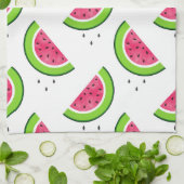 Watermeloensatroon 2 theedoek (Gevouwen)