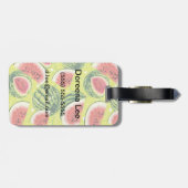 Watermeloensatroon Bagagelabel (Achterkant horizontaal)