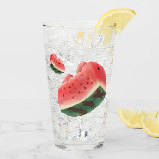 Watermeloensatroon Glas (Achterkant ijs)