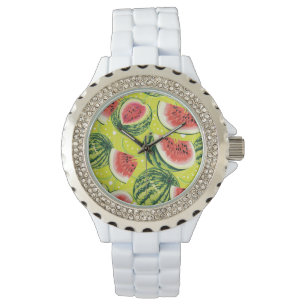 Watermeloensatroon Horloge