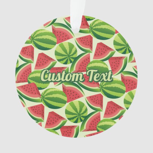 Watermeloensatroon Ornament (voorkant)
