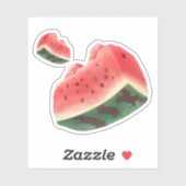 Watermeloensatroon Sticker (Vel)
