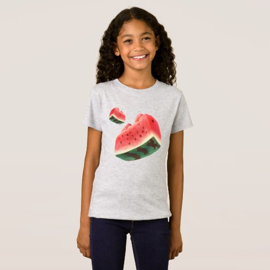 Watermeloensatroon T-shirt (Voorkant volledig)
