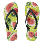 Watermeloensatroon Teenslippers (Voetbed)