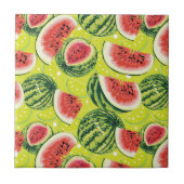 Watermeloensatroon Tegeltje (Voorkant)